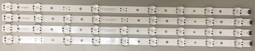 SET4 4x SSC_Trident_65UK63_S SSC_65UK63(BOE)_9LED_SVL650A75_REV1.0_171201 LED Backlight