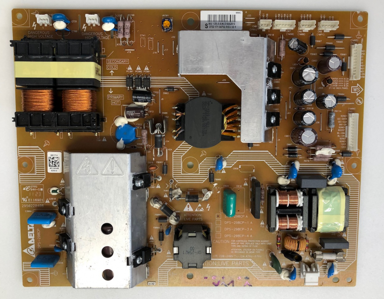 Netzteil DPS-298CP A 272217100702 2950220408  Rev01 für 37PFL840 37PFL9604