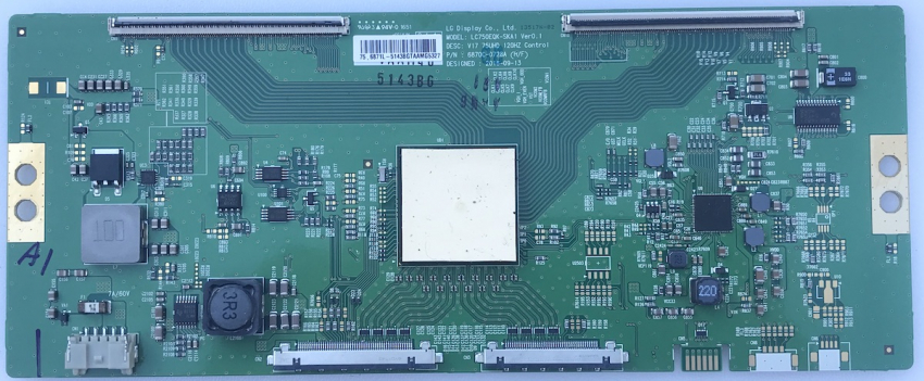 6870C-0728A 5143BG T-Con für KD-75XE8596