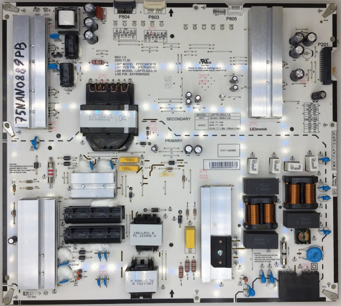75NAN0889PB LGP75-20UL12 EAY65893202 EPCC24CB1B Netz­teil