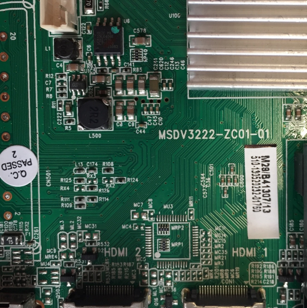 MSDV3222-ZC01-01 510-130520232 01760  M29/B41307 Mainboard