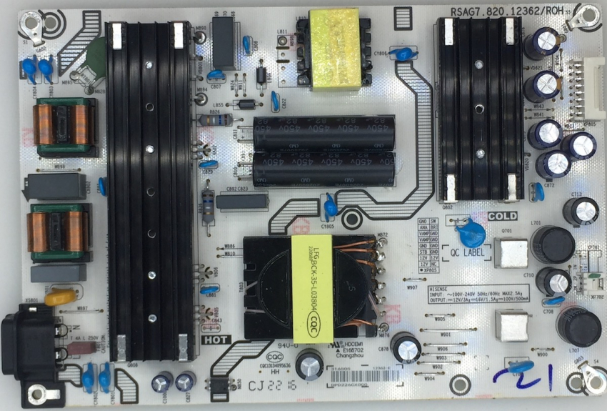 50A7HQ RSAG7.820.12362 12362-E  Netzteil