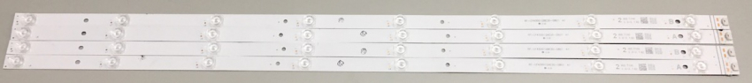 Set 4 43UL6B63DG 43HAL7250 TX-43HX603E  43LED8221DG 43LED8281DG  2x RF-CF430012BE30-0801 A1 3010-6501/6499   und   2x RF-CF430012AE30-0801 A1   3010-6500/6497   LED Backlight