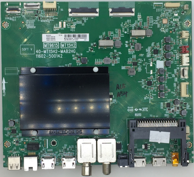 65C825 40-MT15H2-MAB2HG 11602-500142 V8-T615T01-LF1V037 Mainboard