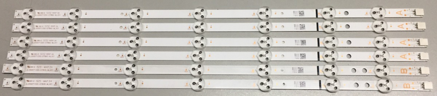 SET6 4x JL.D50071330-078AS-M_V01 2xJL.D50071330-078HS-M_V01 LED Backlight D50U600MUCWIL