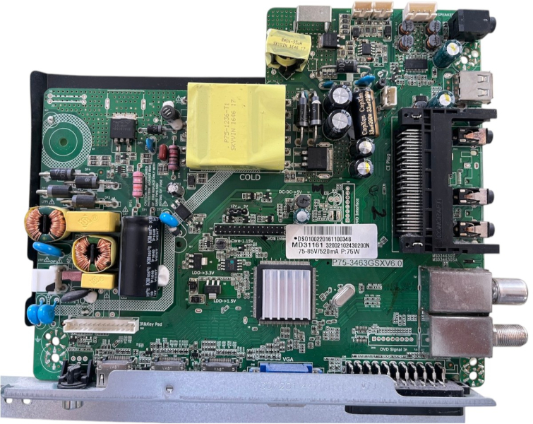 MD31161 Mainboard DS0100220161100348 P75-3463GSXV6.0