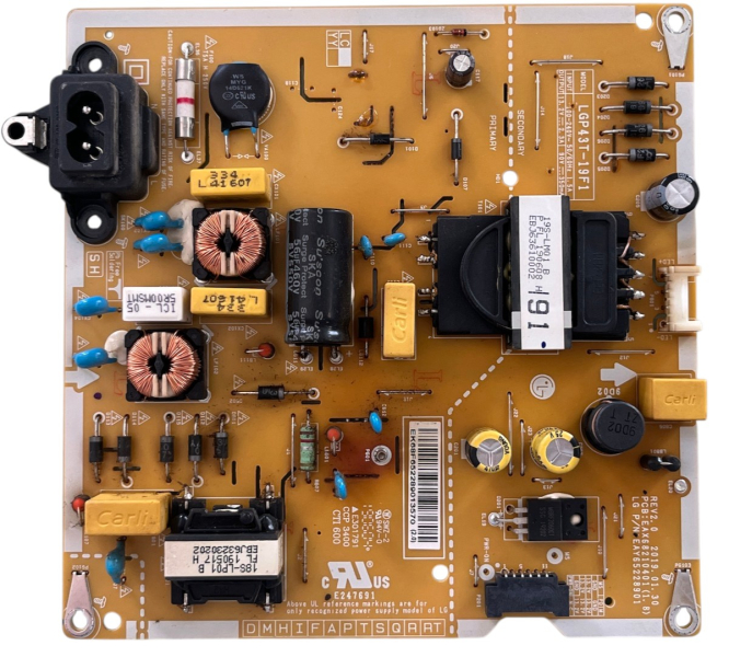 43LM6300PLA Netzteil LGP43T-19F1 E247691 EAX68210401(1.8) REV2.0 EAY65228901