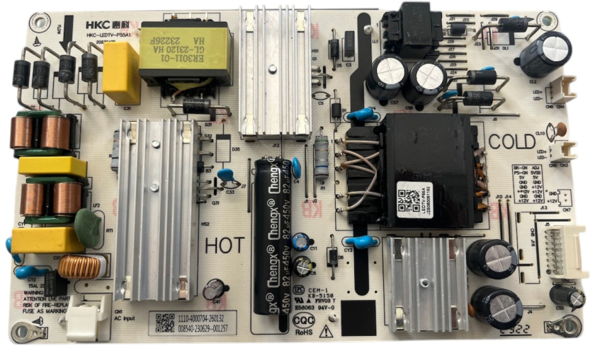 RK55UN1 Netzteil 1110-4000704-260132 HKC-LEDTV-P55A1