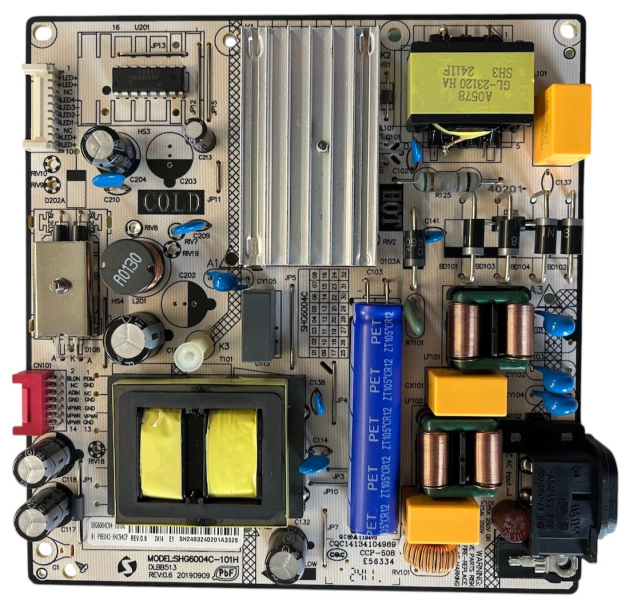 PTV43GQU-502HT Netzteil SHG6004C-101H DLBB513 REV0.6 CQC14134104969 81-PBE043-H4C94CP