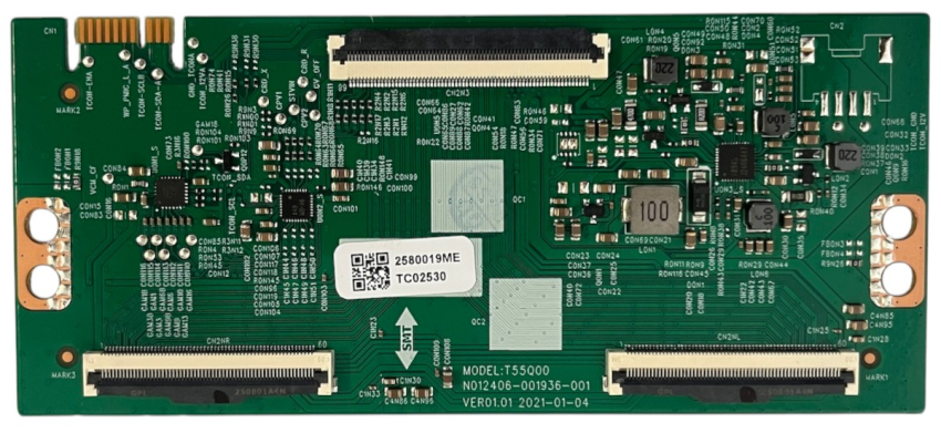 43MUD7021Z T-CON T55Q00 N012406-001936-001 VER01.01