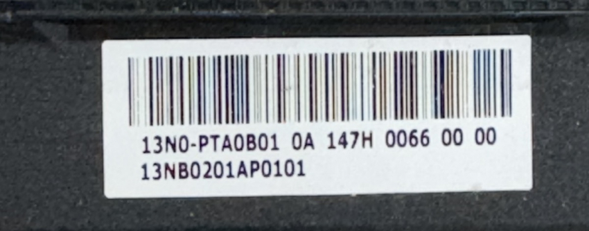 Asus N750J Display Rahmen Gehäuse Display Bezel Cover