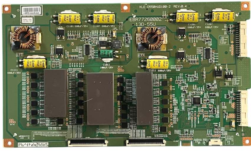 55LA9709 INVERTER 13D-55U EBR77260002 KLE-D550HUD100-2 REV 0.4