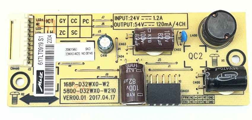617LT0919.S1 LED Driver 168P-D32WX0-W2 5800-D32WX0-W210