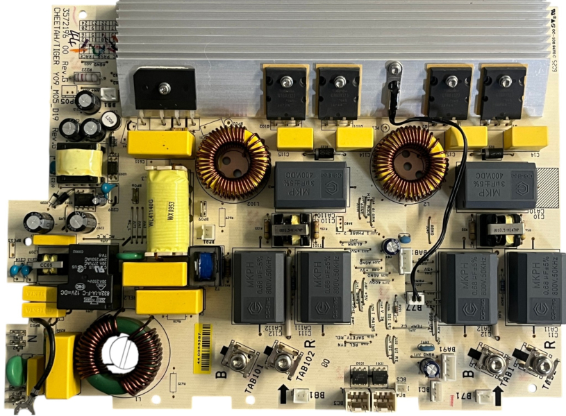 HE634400X-B HM634400M-B 88101K-MN 55 Induction board 357 2196 00 Rev.G Y09_M05_D19