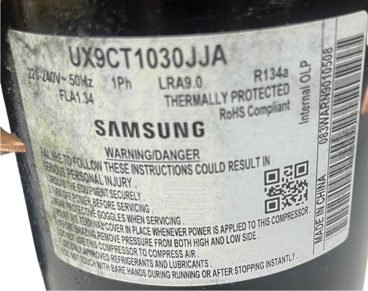 Samsung UX9CT1030JJA Kompressor