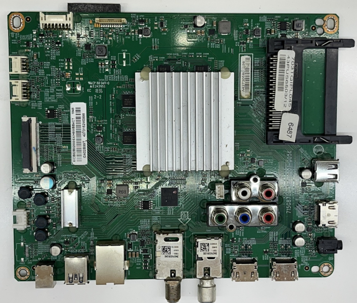 43PUS6503 Mainboard 715G8709-M0B-B01-005K 703TQIPL045