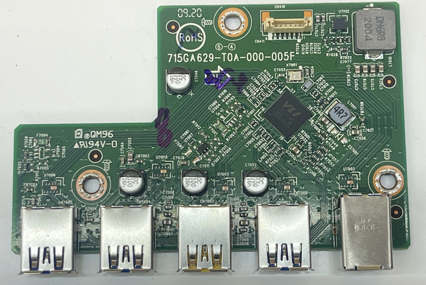 34G2X USB Board 715GA629-T0A-000-005F