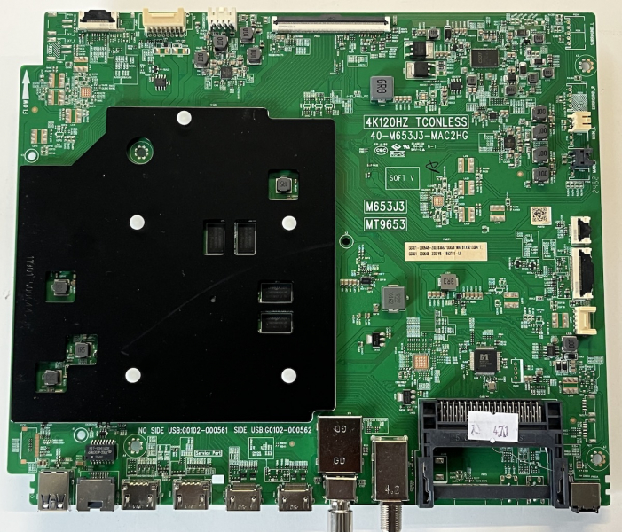 85Q7C Mainboard 4K120HZ TCONLESS 40-M65J3-MAC2HG V8-T653T01-LF