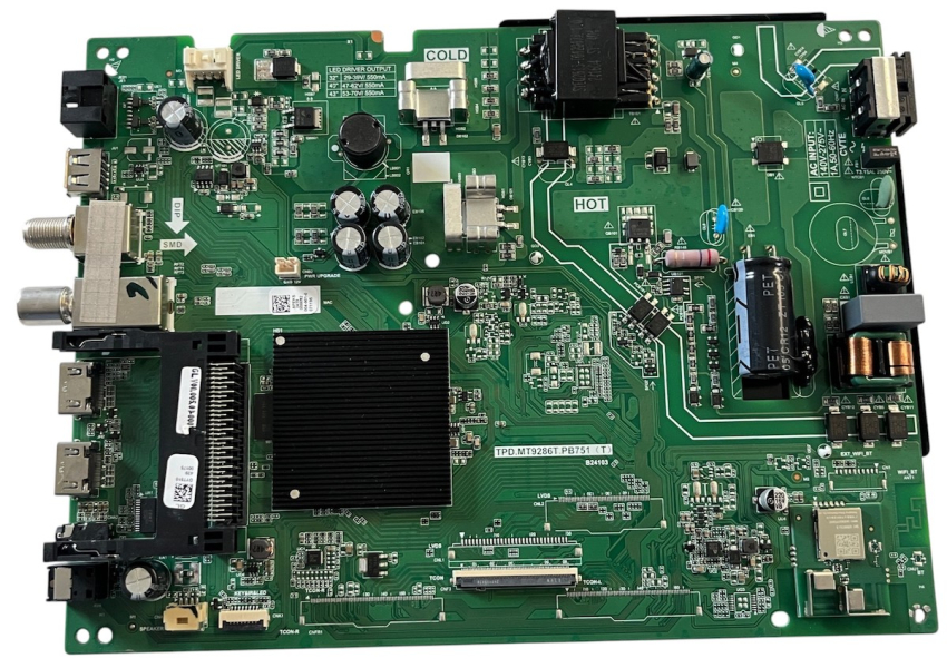 32CHA6490 Mainboard TPD-MT9286T-PB751 (T) DYT510