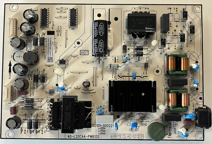 75V6C Netzteil 40-L20CA4-PWB1ZG G0101-000221 G0504-00365-Z00