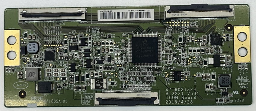 43GUA7000 T-Con 47-6021329 Hi3231_V531 HV430QUBH10