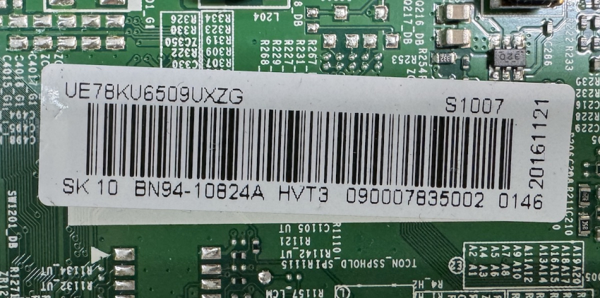 UE78KU6509 BN94-10824A BN41-02528A Mainboard
