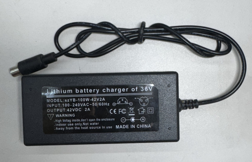 Lithium battery charger of 36V szYB-100W-42V2A Adaptor