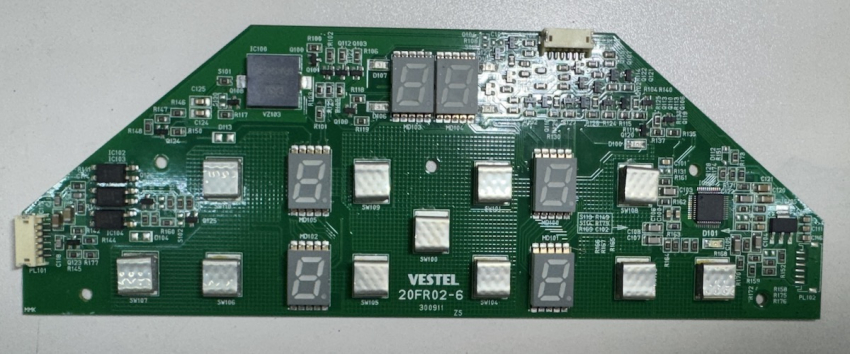 MI602 Vestel 20FR02-6 23065952 23065953 – Control / Display Board