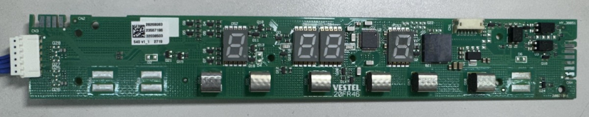 IK0095 VESTEL 20FR46 28268083 23567196 v1_1 2719 HY_36651 20021BR1 Control & Display Board for Induction Hob