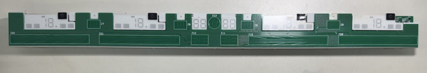 HAH-7000BB W11301833  W10727749 REV.A Control & Display Board for Induction Hob