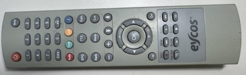 Original Fernbedienung Eycos für E1000 PVR