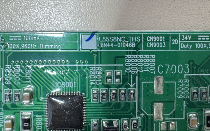 GQ55Q80TGT LED Driver L55S8NC_THS BN44-01046B BN4401046B REV:1.0