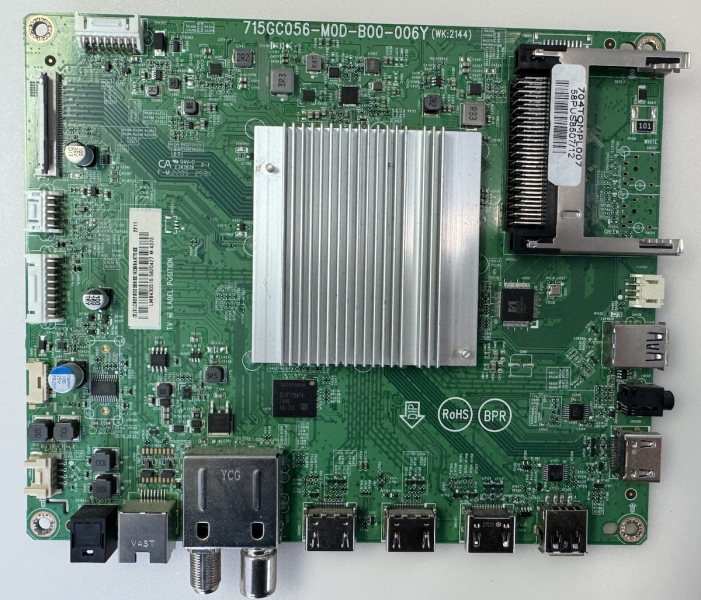 58PUS8507 Mainboard 715GC056-M0D-B00-006Y 704TQMPL007