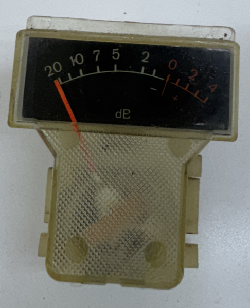 Original VU-Meter Anzeige – Braun TG 1000/4 – dB-Skala