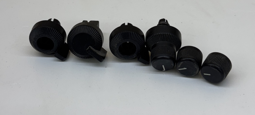 Set of Knobs for Dials and Switches – fits ASC AS 5004 / 5002 / 5000T