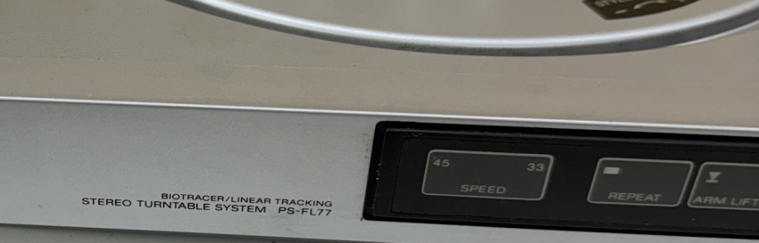 Sony PS-FL77 Biotracer / Linear Tracking Plattenspieler