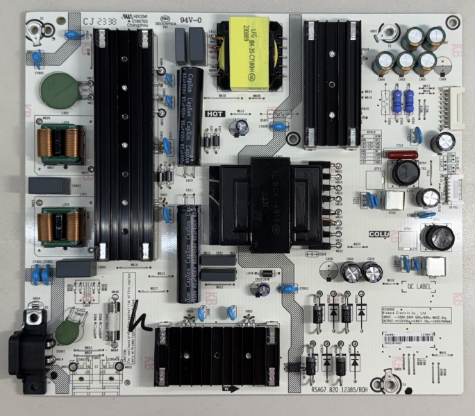 75E77KQ RSAG7.820.12385 12385-G power board