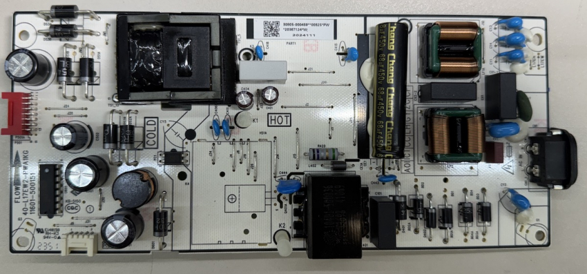 65V6B 40-L17EW2-PWA1KG 11601-500-151 30805-000459 power board