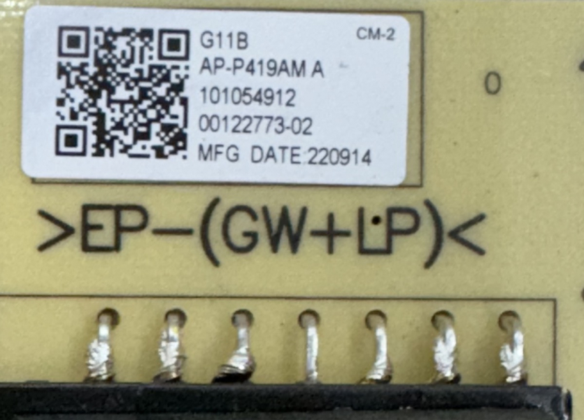 XR-55A80J G11B AP-P525AM 2955072105 AP-P419AM A 101054912 Netzteil