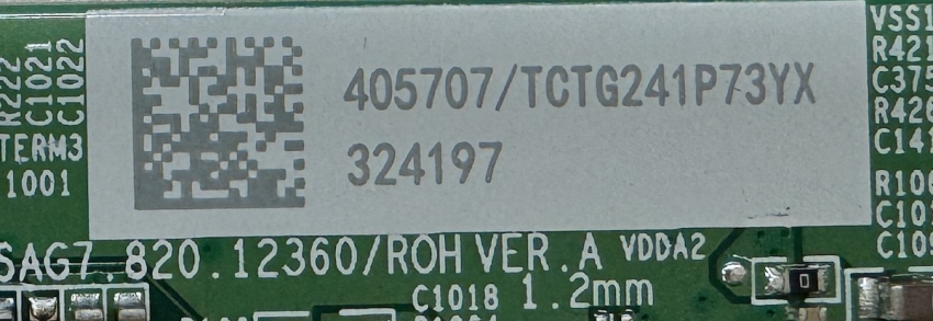65A6N 65E6NT 65E63NT RSAG7.820.12360/ROH VER.A 405707 324197 T-CON