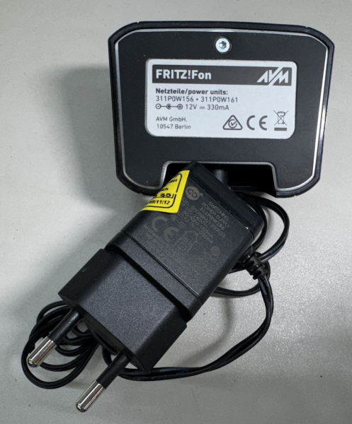 311P0W156 311P0W161 AVM FRITZ!Fon 12V Adaptor Charging station
